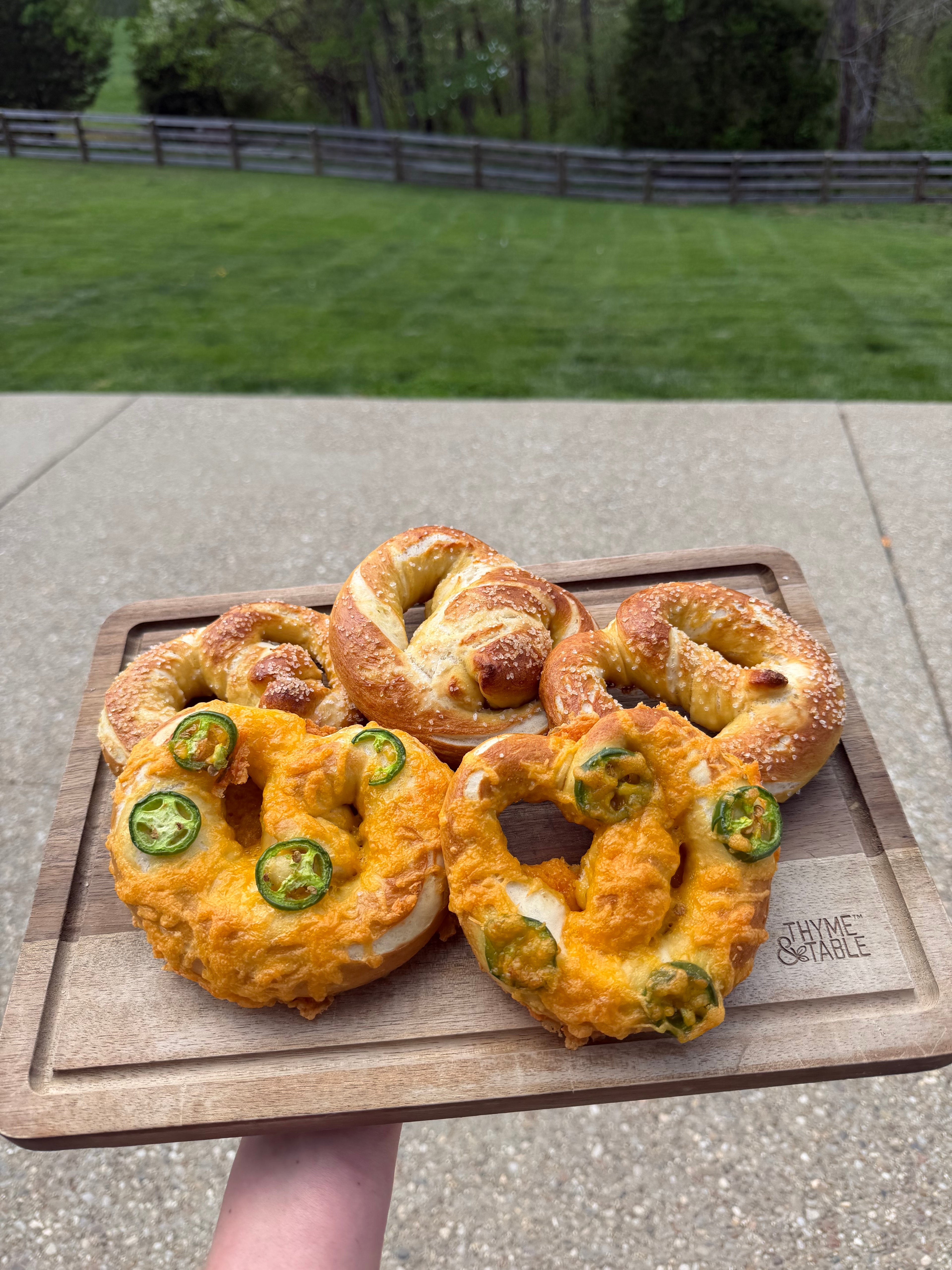 Jalapeño Chedder Pretzel