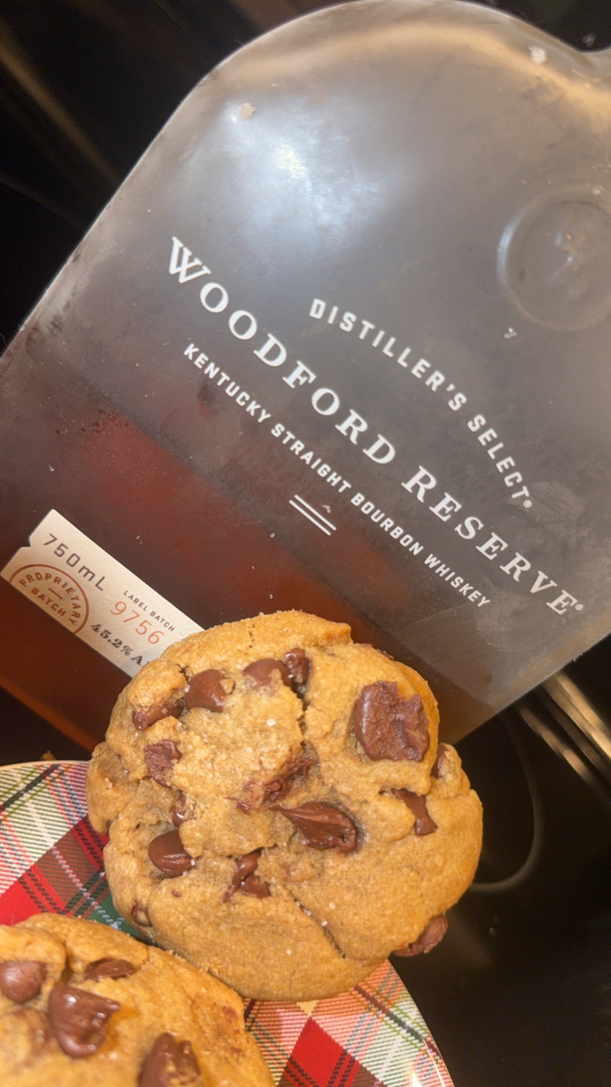 Bourbon Chocolate Chip Cookie 1/2 Dozen